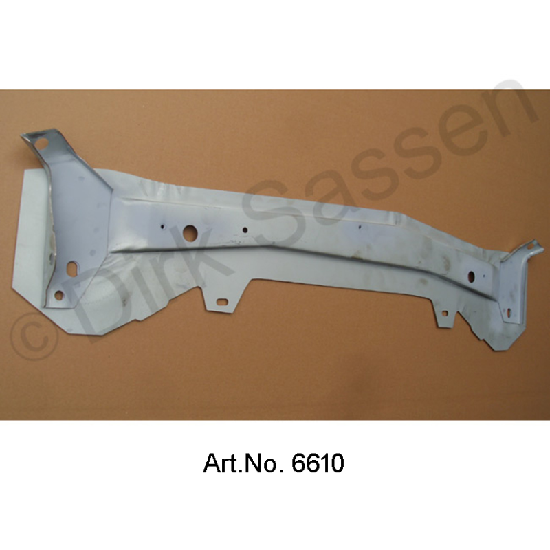 Partie supérieure du sabot du cadre, traverse, à souder, avant