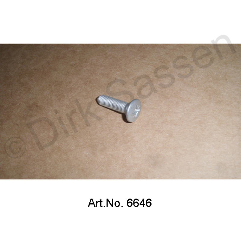 Screw for lock latch, aluminum, until 1970