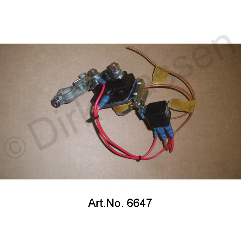 Kit di conversione relè di avviamento, per semiautomatico (vedere le istruzioni di installazione allegate)