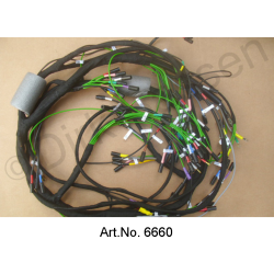 Faisceau de câbles, Courant alternatif, 09/1969 au 04/1971, Batterie gauche, Instruments ronds, 8 fusibles, version exportation