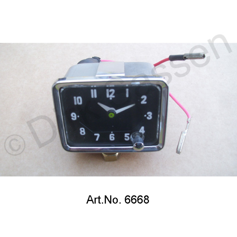 Watch, newly made, until 1969, with chrome frame, electronic movement