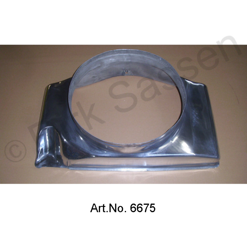 Marco para radiador, como nuevo, de 1965, hecho de aluminio, para radiador con cuello de llenado