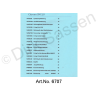 Set afdichtingen voor motor, SM, 3.0 liter