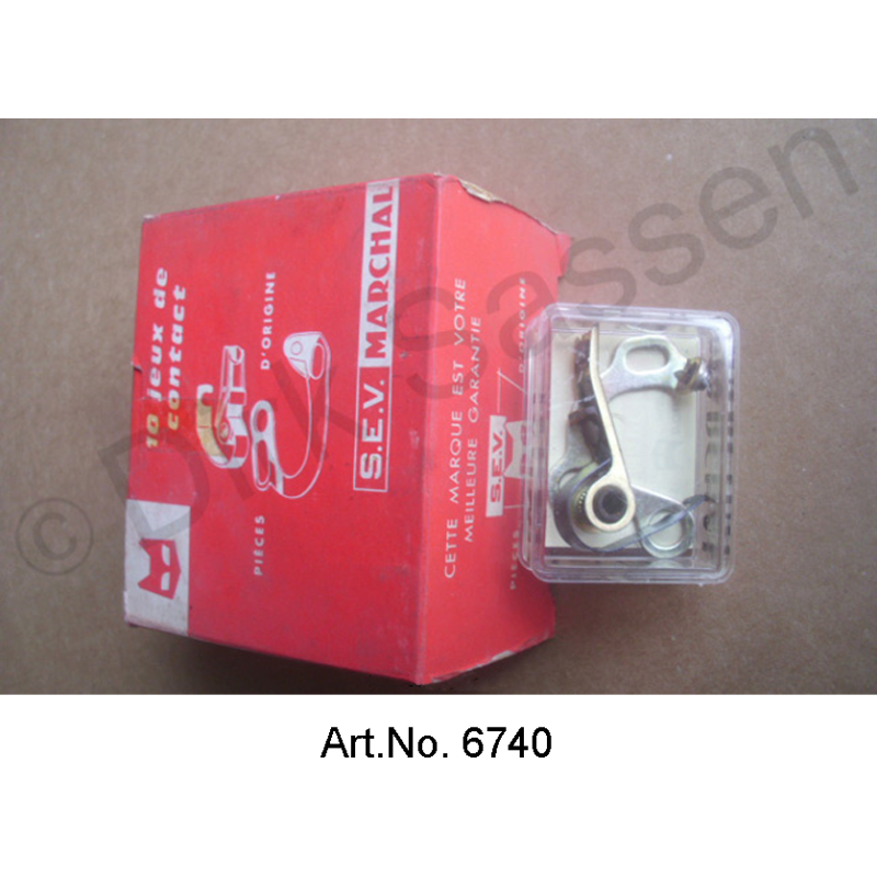 Distributor contact, SEV, sickle-shaped, original spare part