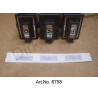 Sticker set for pushbuttons, interior lighting, heating, ventilation
