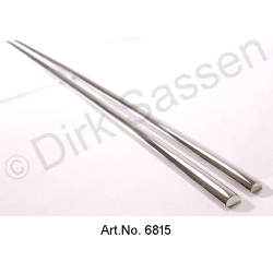 Zierleiste Tür mittig Inox links