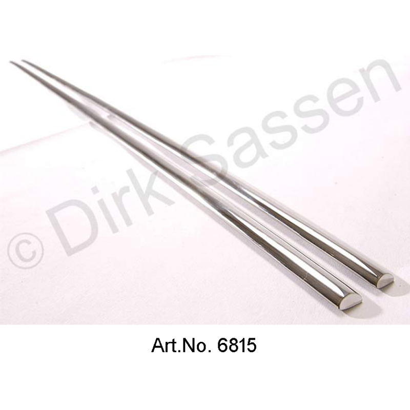 Zierleiste Tür mittig Inox links