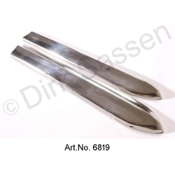 Moulure de garniture, garde-boue, avant, bas, court, gauche
