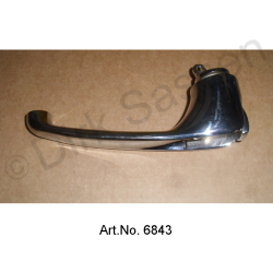 Türgriff, innen, verchromt, hinten, links, kurzer Hebel, 73 mm, AT