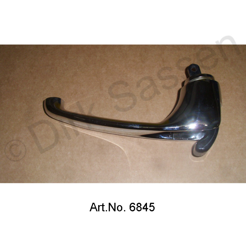 Manija de la puerta, interior, cromada, delantera, izquierda, palanca larga, negra, 90 mm, pieza de recambio