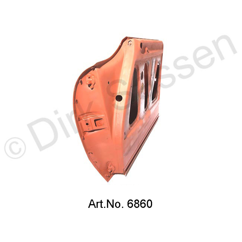 Deur, voor, rechts, gezandstraald en gerepareerd, tot 1971, ruildeel, AANVULLING VOOR VERWIJDERING