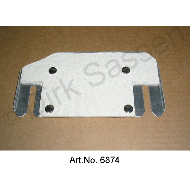 Beschermplaat voor koppelingscorrector, voor IE, met isolatie, compleet