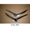 Tailgate hinge, pair, chrome-plated, newly manufactured