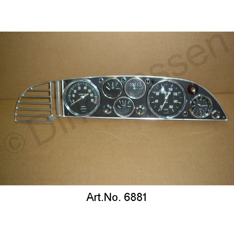 Tablero de instrumentos insertado Jaeger, 1962 a 1968, accesorios especiales, a pedido