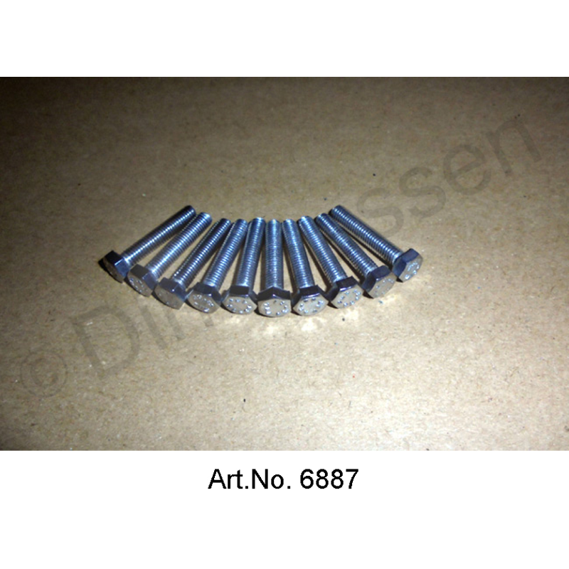 Tornillo, M5 x 25, acero inoxidable (10 piezas)