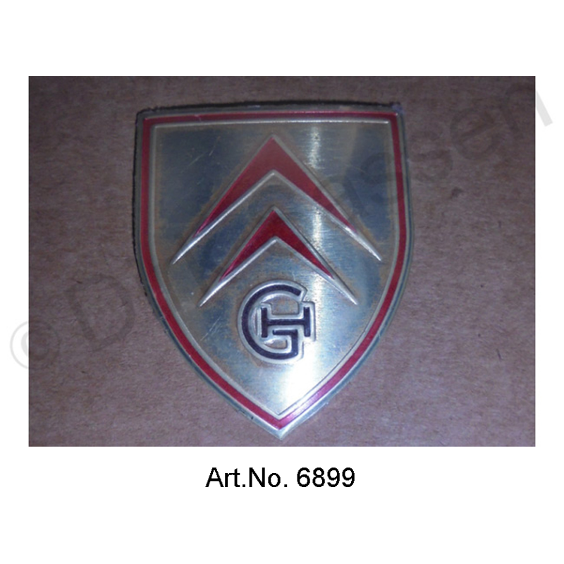 Emblem for bonnet grip