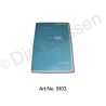 Operating Instructions, DS 20, 10/1968 to 10/1969, trolley with gearshift, blue cover