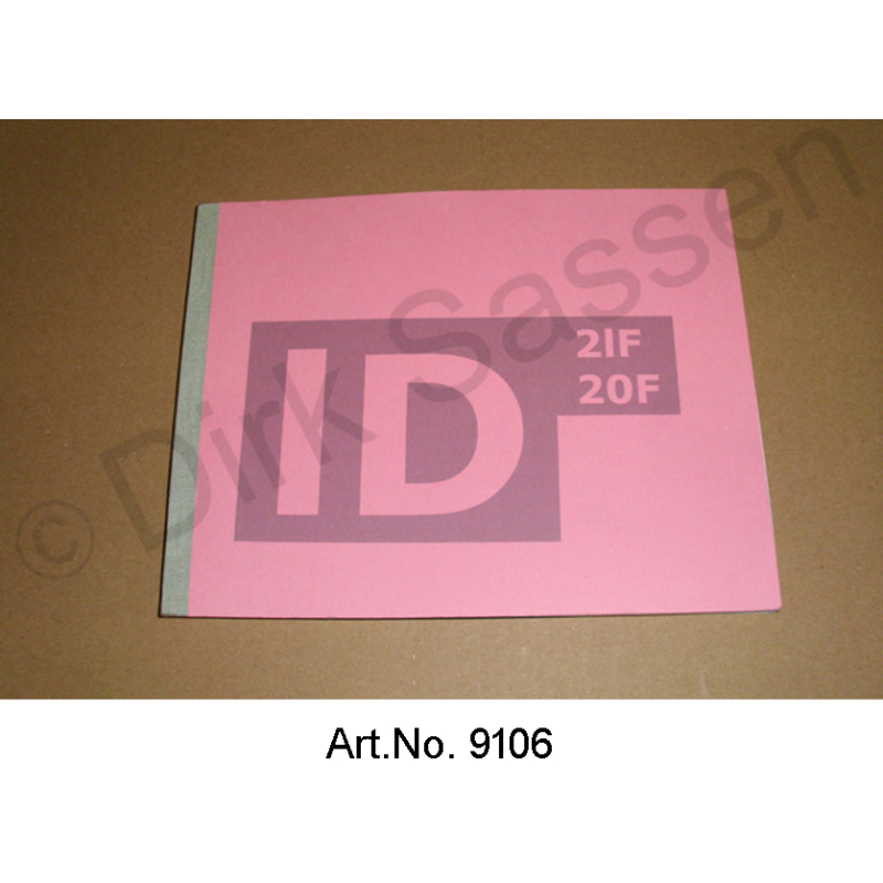 Betriebsanleitung, ID 20, ID 21F, Break