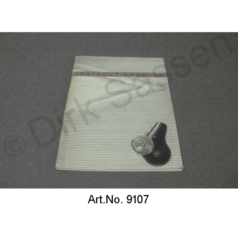 Manuale operativo, ID19 confort, edizione olandese, 01/1959