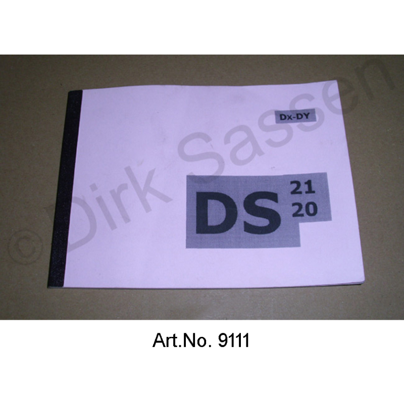 Operating Instructions, DS 20M, DS 21 (DX / DY), Edition 09/1969