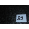 Fundas de asiento, asientos delanteros y asiento trasero, cuero, negro, sin montar