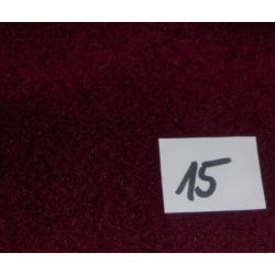 Poggiatesta, largo, velours, rosso scuro