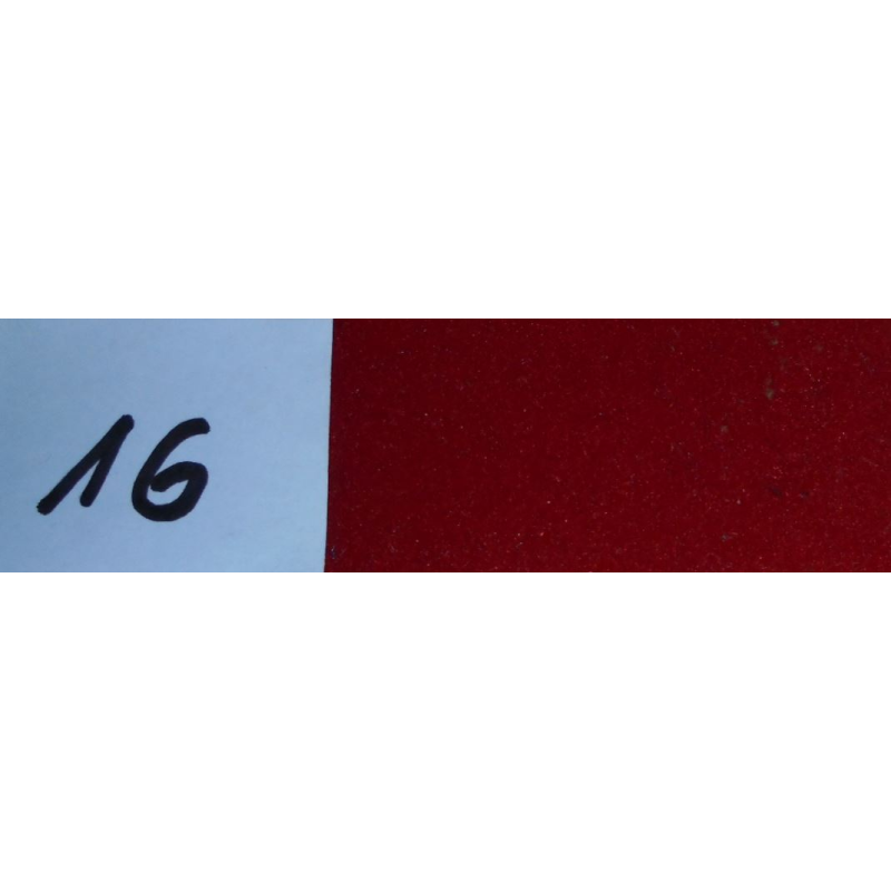Headrest, wide, velours, light red