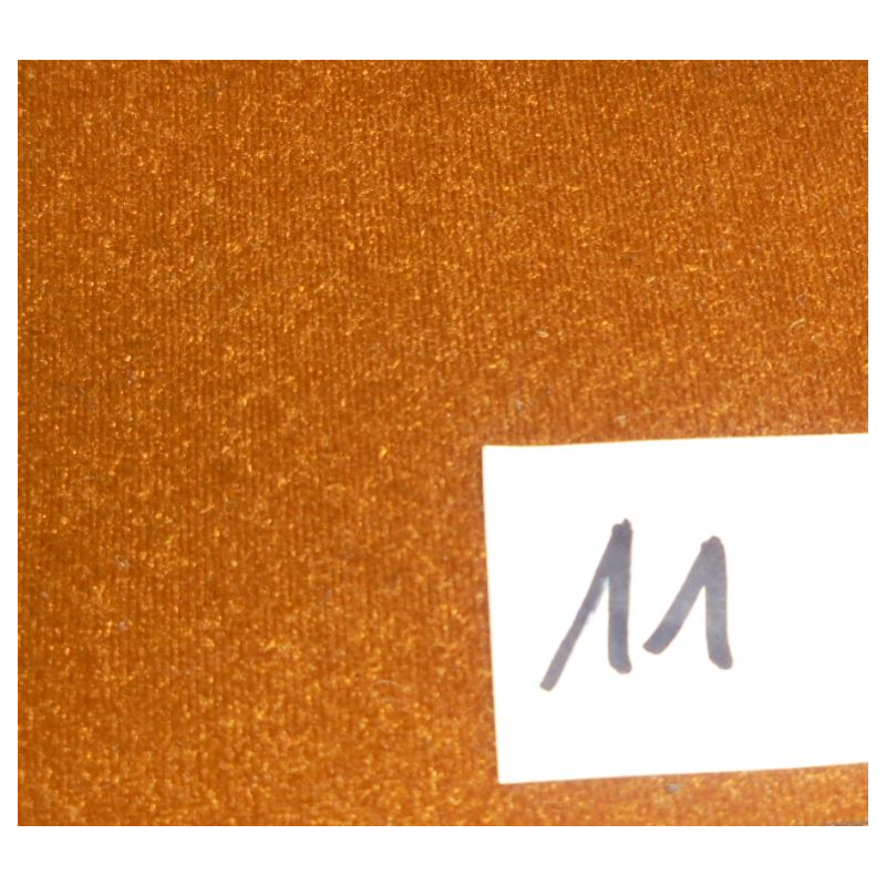 Headrest, narrow, velours, ocher