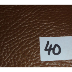 Interior, leather, brown, complete, not assembled, with headrests, door trim and center armrest