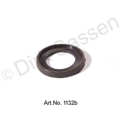Türgriff-Unterlage, schwarz, innen, Innendurchmesser 28 mm, neuwertig