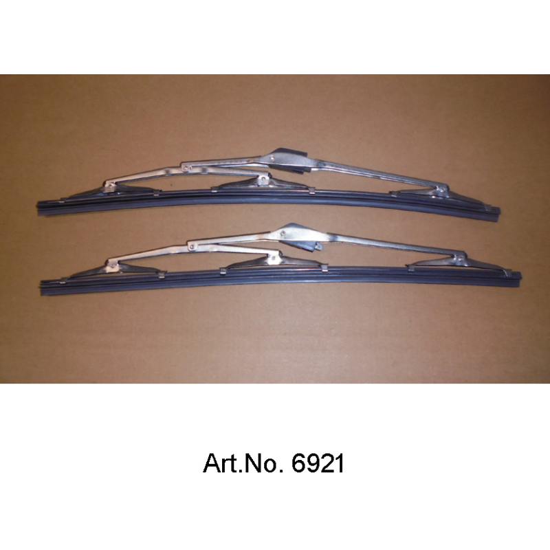 Set ruitenwisserbladen, metaal, 3 verbindingen