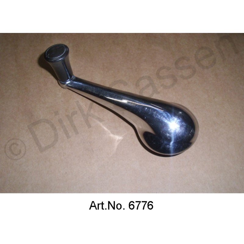 Fensterkurbel, neuwertig, Version rund, gewölbt