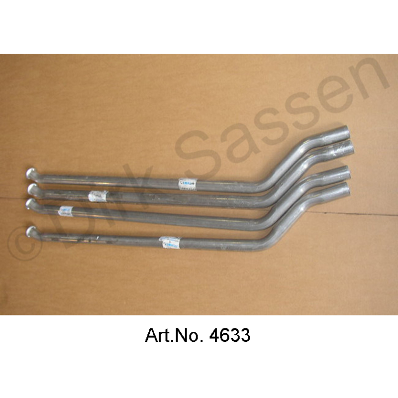 Set di tubi intermedi per scarico, 4 tubi, in metallo