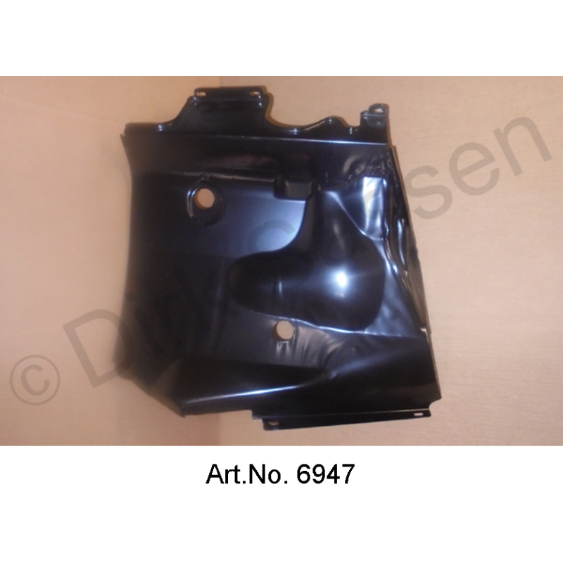 Afdekplaat, voorzijde, links, nieuw vervaardigd