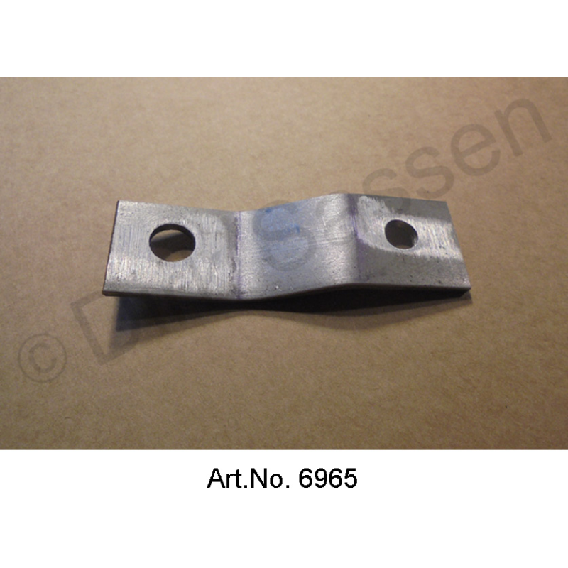 Main muffler bracket, spring steel