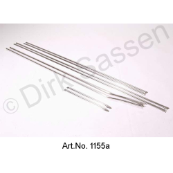 Jeu de moulures, étroit, haut et bas, 14 pièces