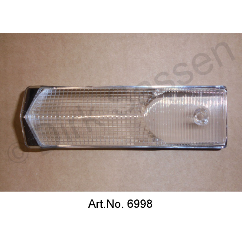 Cap voor binnenverlichting, ID, op de B-stijl, 1968 tot 1972, vierkante versie