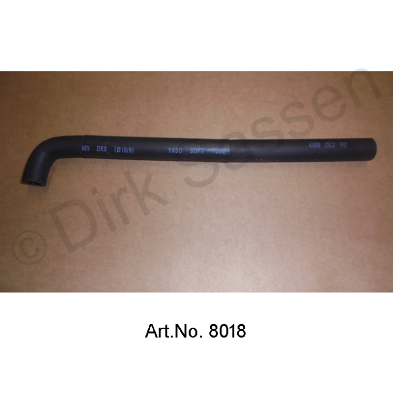Return hose for pressure regulator, LHM, original shape, 28 cm