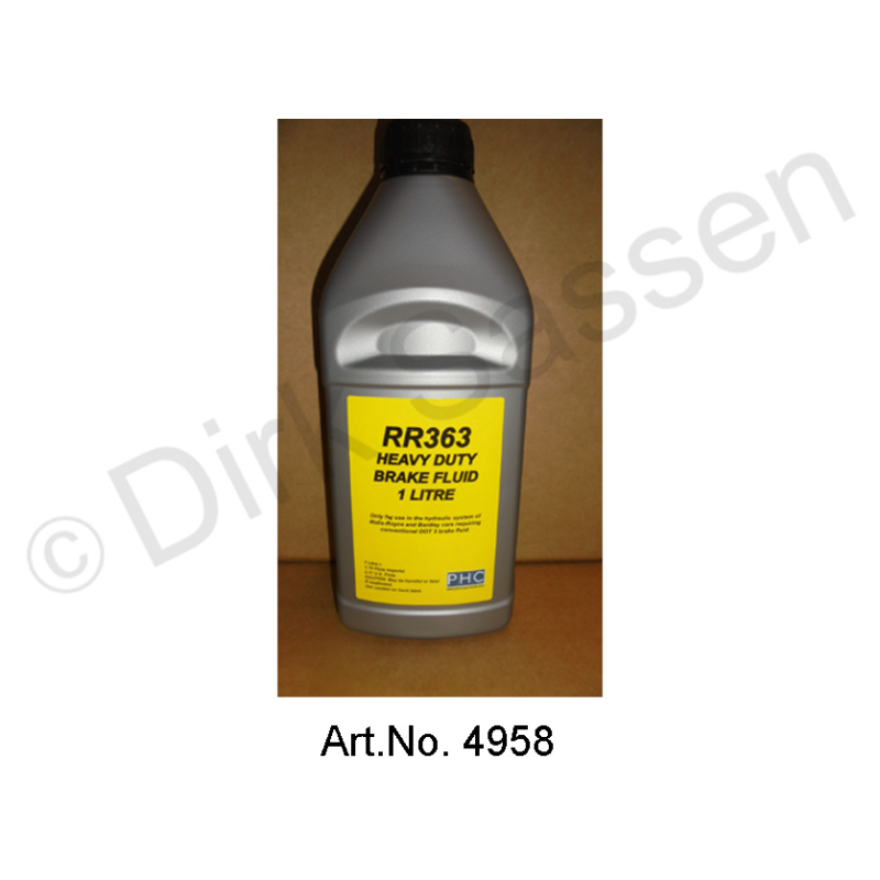 Liquid RR 363, Hydraulikflüssigkeit, 1 Liter, für Rolls Royce-Modelle, mit synthetischem Hydrauliksystem