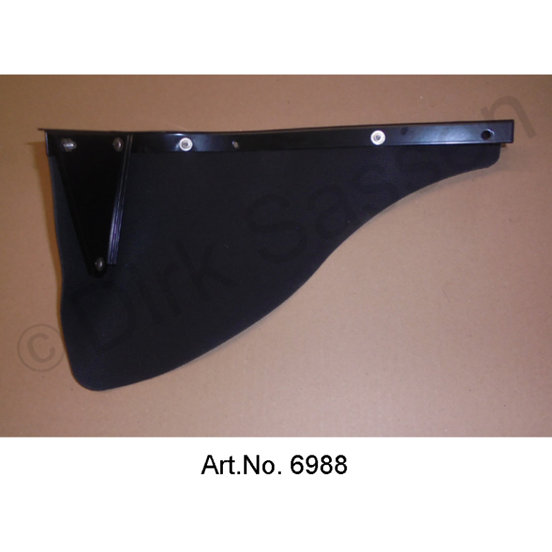Mud flap, in front of the rear wheel, until 1962, right, with metal strut