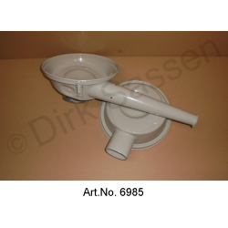 Filtre à air, carburateur, à partir de 1966, gris, 2 pièces, pièce de rechange