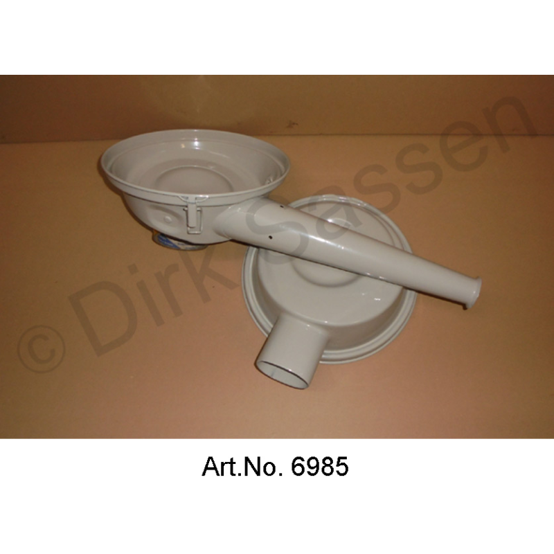 Luftfilter, Vergaser, ab 1966, grau, 2-teilig, AT