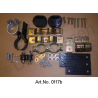 Kit de montaje, trasero, completo, con tornillos y gomas