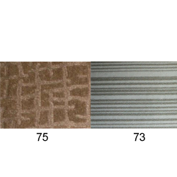 Set deurpanelen, niet-Pallas, tot 1969 jersey (wafelpatroon), volledig gestoffeerd, met armleuning van schuim