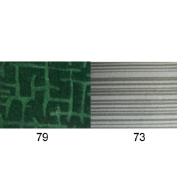 Ensemble de panneaux de porte, Non-Pallas, jusqu'en 1969, jersey (motif gaufré), entièrement rembourré, avec accoudoir en mousse