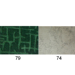 Set deurpanelen, niet-Pallas, tot 1969 jersey (wafelpatroon), volledig gestoffeerd, met armleuning van schuim
