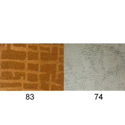 Set deurpanelen, niet-Pallas, tot 1969 jersey (wafelpatroon), volledig gestoffeerd, met armleuning van schuim