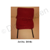 Poggiatesta, stretto, velour, rosso chiaro
