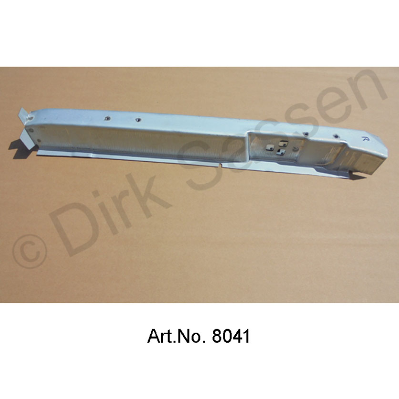 C-pillar repair panel, right, with lock latch, from 1971, door handle recessed for lock latch
