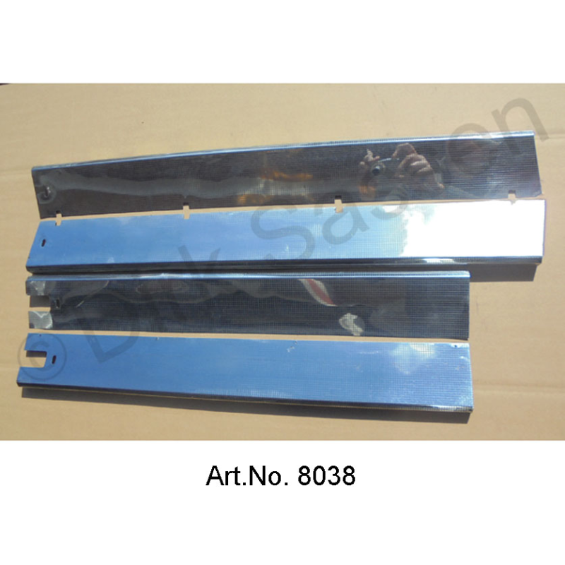 Set for sill paneling, at the entrance, original, used, 4-piece set, side, vertical